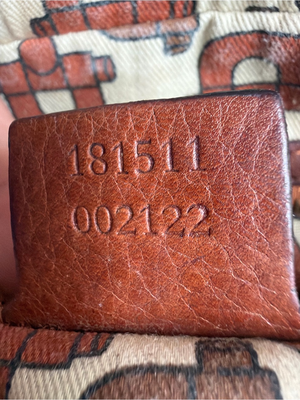 Gucci Leather Cognac Brown GG Signature Signoria Large Tote - Picture 16 of 16